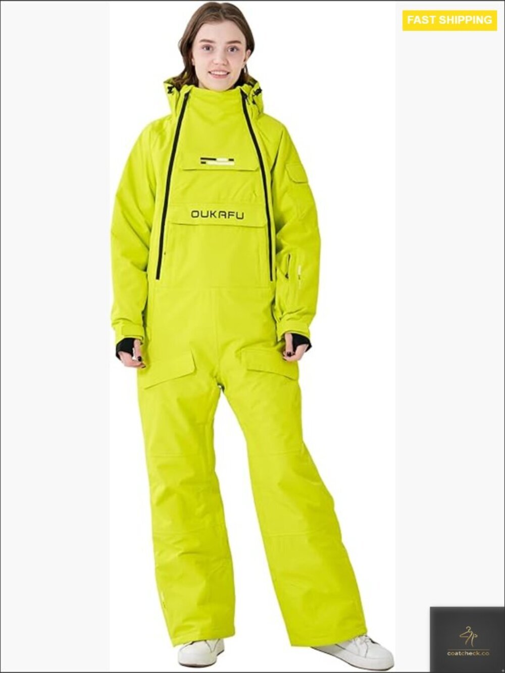 One Piece Ski Suit Waterproof Insulated Snowsuit Winter Sports Jumpsuit